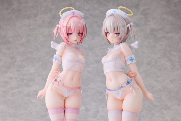 Original Character Statue 1/6 Suzu & Nagi Illustrated by Kuma 4-gou Set Edition 27 cm 9