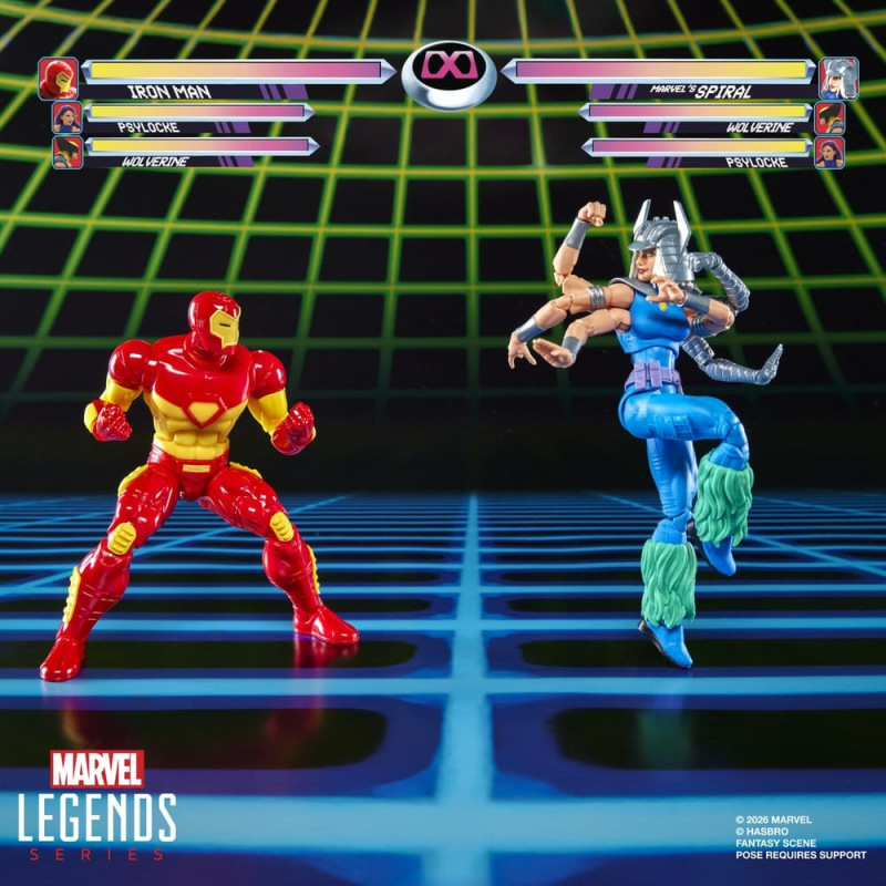 Marvel Games Marvel Legends Action Figure 2-Pack Iron Man & Marvel's Spiral 15 cm 12