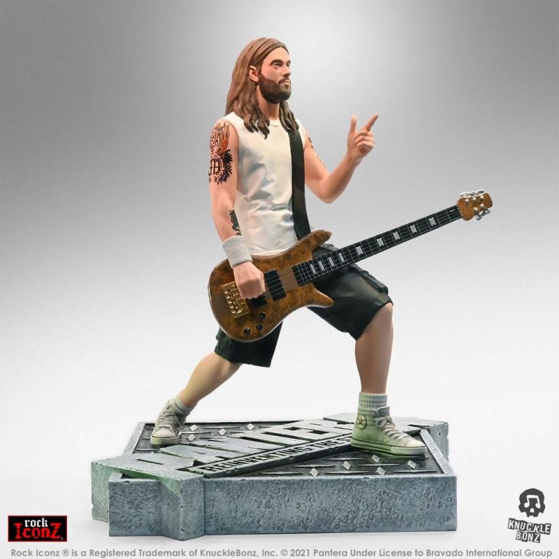 Pantera Rock Iconz Statue Rex Brown (Reinventing the Steel) 22 cm 4