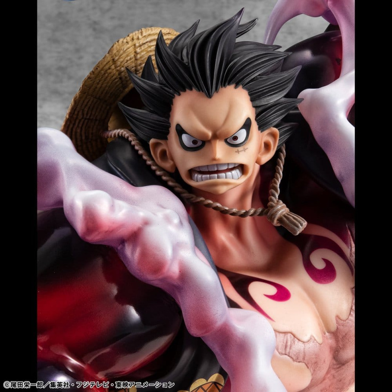 One Piece Portrait.Of.Pirates SA-Maximum PVC Figure Monkey D. Luffy Gear 4 Bounce-Man 10th Limited V 5