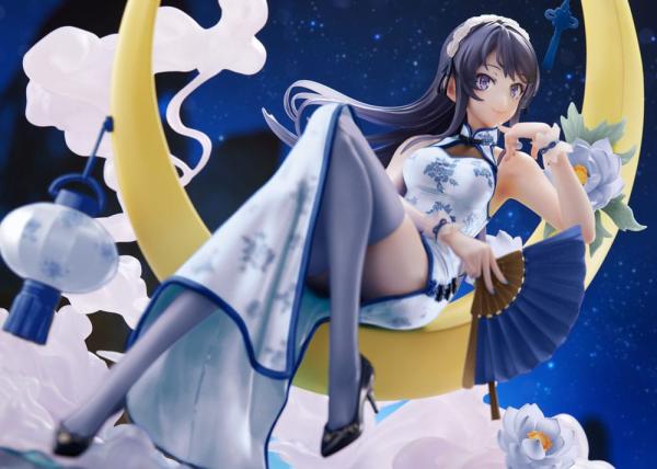 Rascal Does Not Dream of Bunny Girl Senpai PVC Statue 1/7 Mai Sakurajima White Mandarin Dress Ver. 2