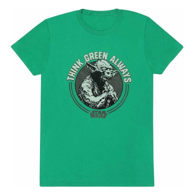 Star Wars T-Shirt Yoda Think Green