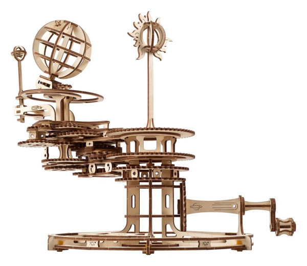 Ugears 3D Wooden Puzzle Mechanical Tellurion 4