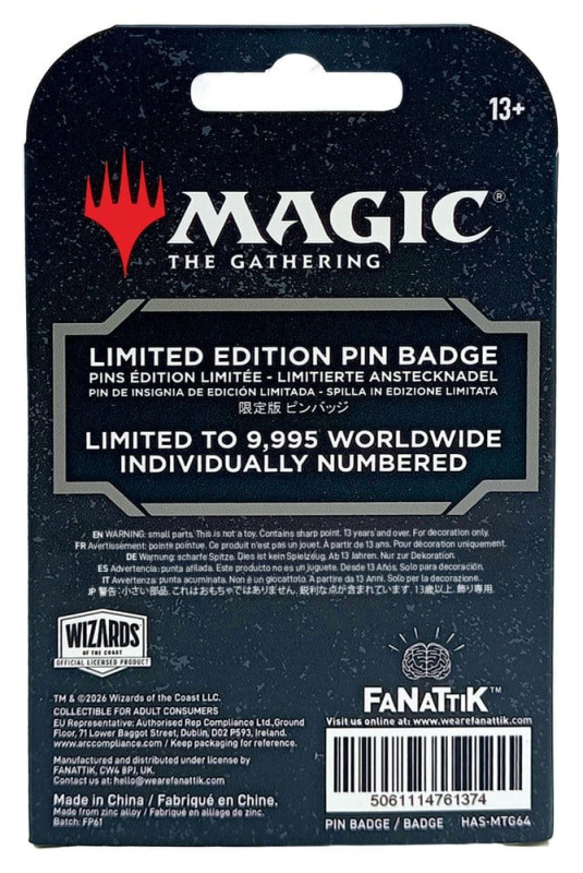 Magic: The Gathering Pin Badge Planeswalker Limited Edition 1