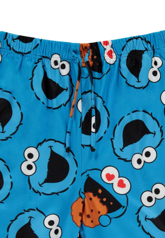 Sesame Street Jersey Pants Cookie Monster Size S 2