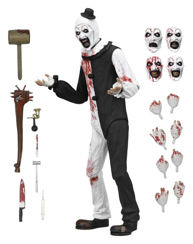 Terrifier 2 Ultimate Action Figure Art the Clown (Blood Splattered) 18 cm