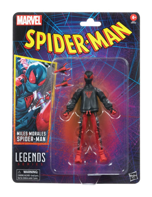 Spider-Man Marvel Legends Retro Collection Actionfigur Miles Morales Spider-Man 15 cm 9