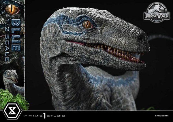 Jurassic World: Fallen Kingdom (Film) Legacy Museum Collection Statue 1/2 Blue 88 cm 9