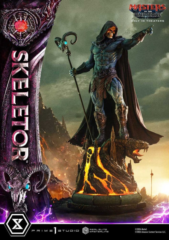 Masters of the Universe (2026 Film) Real Elite Masterline Series Statue 1/3 Skeletor 95 cm 2