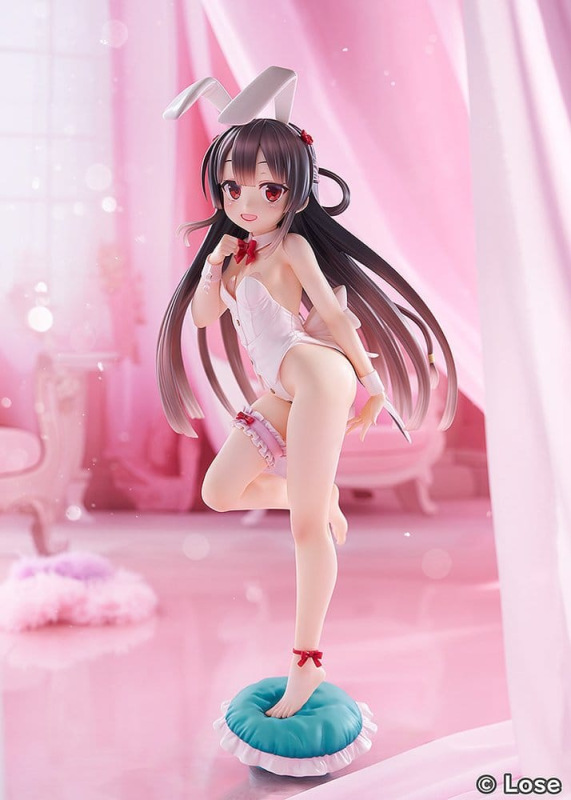 Maitetsu Last Run!! Statue 1/3 Hachiroku: White Bunny Ver. 40 cm 8