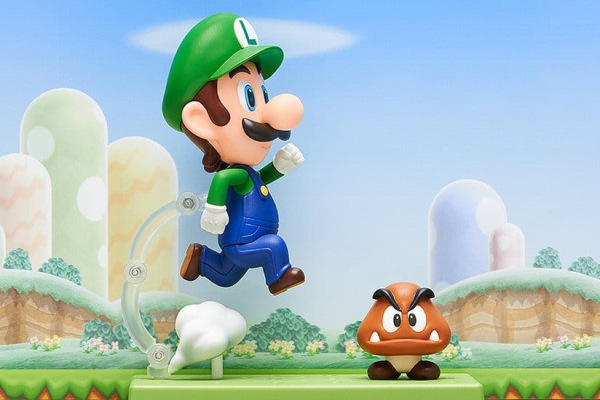 Super Mario Nendoroid Action Figure Luigi 10cm 3