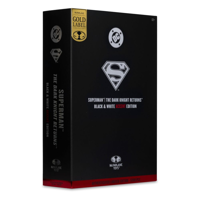 DC Multiverse Action Figure Superman (The Dark Knight Returns) (Black & White Accent Edition) (Gold 8