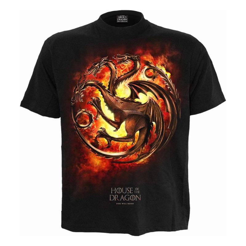 House of the Dragon T-Shirt Dragon Flames