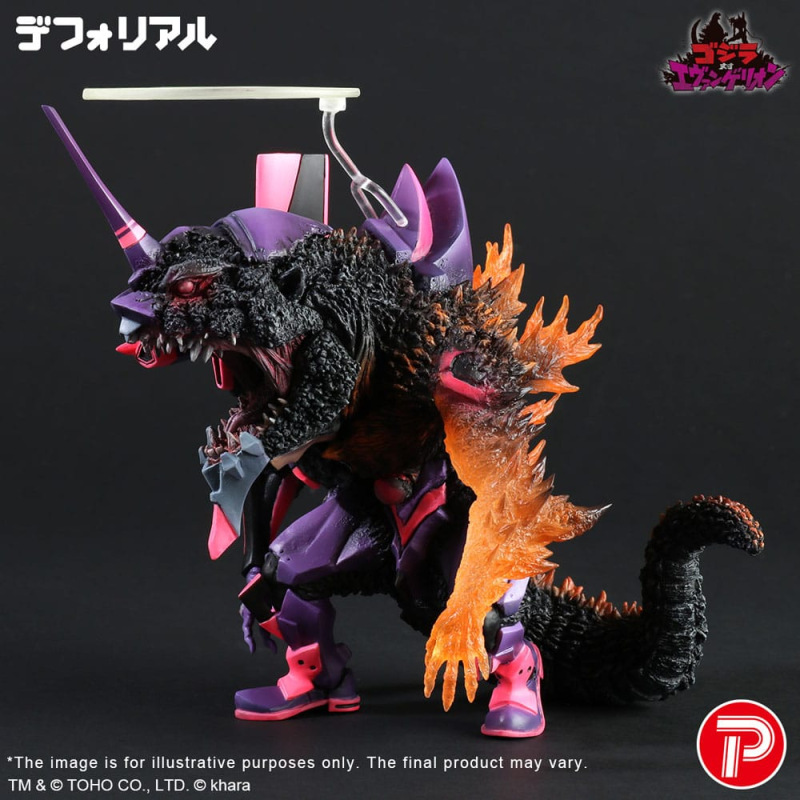 Godzilla vs. Evangelion Deforeal PVC Statue Test Type-01 Burning "G" Awakening Form 19 cm 3