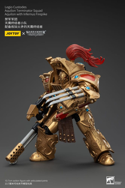 Warhammer The Horus Heresy Action Figure 1/18 Legio Custodes Aquilon Terminator Squad Aquilon with I 5