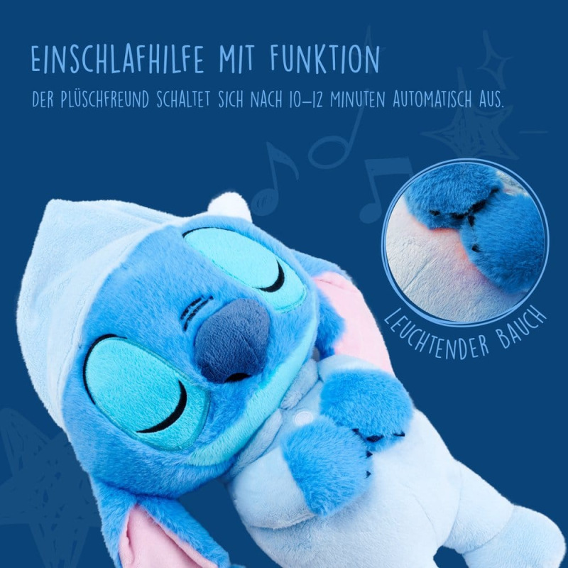 Disney Plush Figure with Sound Sleeping Stitch 31 cm 2