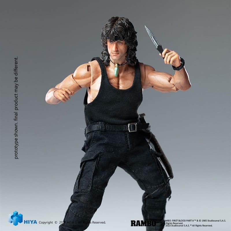 First Blood III: John Rambo 1/12 Exquisite Super Series Action Figure - Hiya Toys
