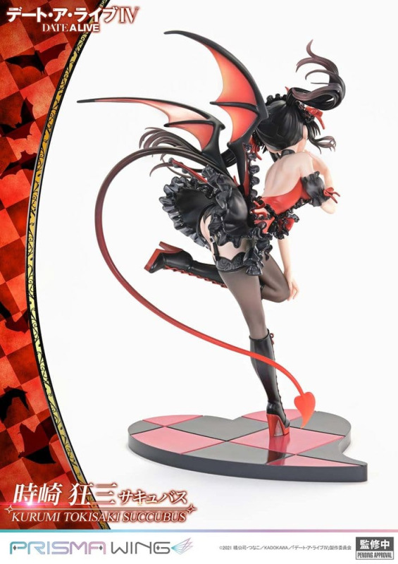 Date A Live Prisma Wing PVC Statue 1/7 Kurumi Tokisaki succubus 25 cm 7