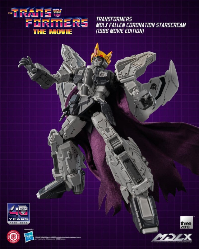 Transformers MDLX Action Figure Fallen Coronation Starscream (1986 Movie Edition) 20 cm 6