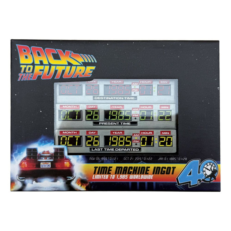 Back To The Future Ingot 40th Anniversary Time Circuits Limited Edition 3