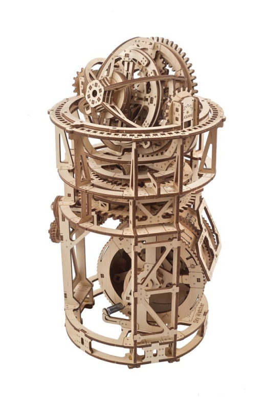 Ugears 3D Wooden Puzzle Sky Watcher Tourbillon Table Clock 3