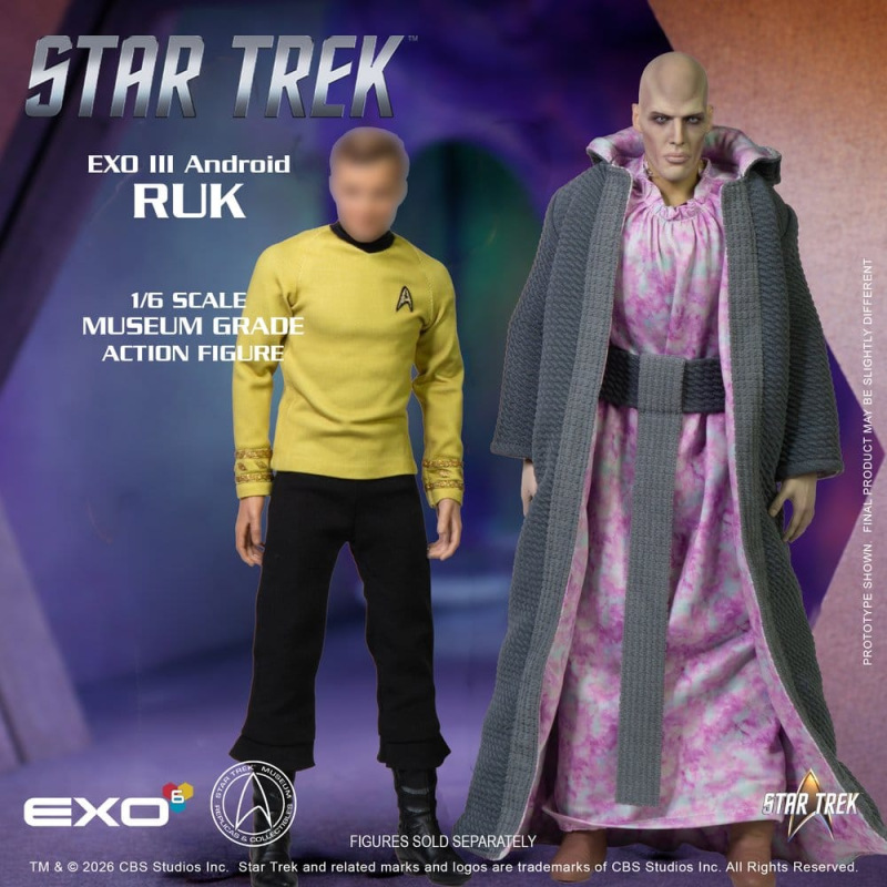 Star Trek: The Original Series Action Figure 1/6 Ruk EXO III Android 33 cm 12