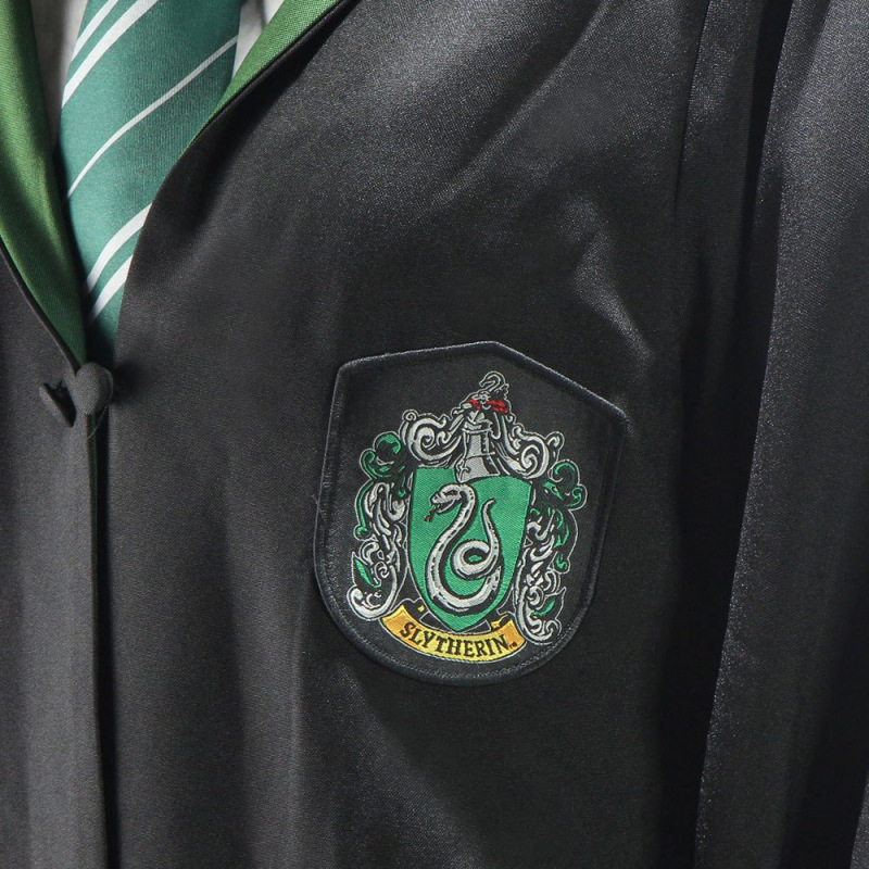 Harry Potter Wizard Robe Cloak Slytherin Size XL 1