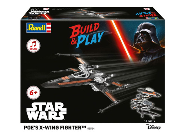 Star Wars Model Kit 1/78 Poe's X-Wing Fighter 22 cm 8