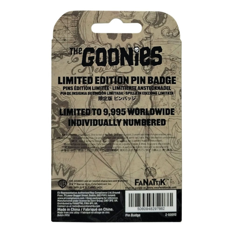 The Goonies Pin Badge 40th Anniversary Never Say Die 1