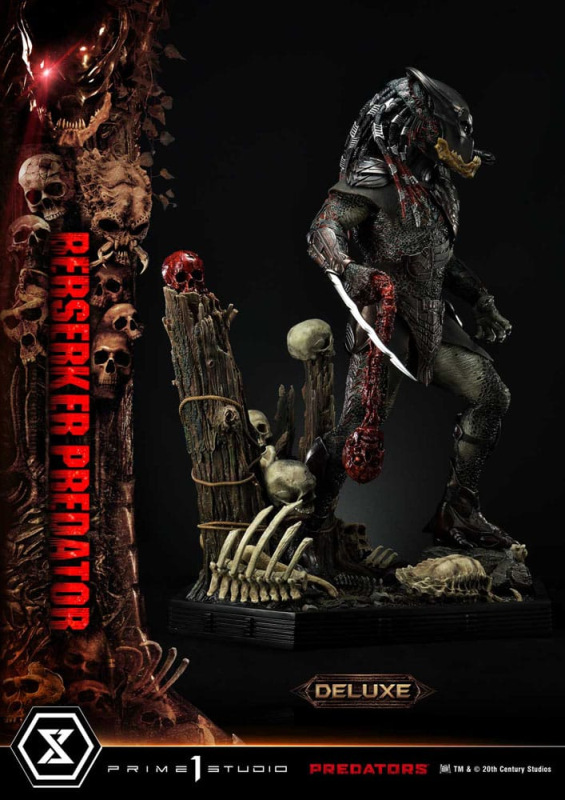 Predators Statue Berserker Predator Deluxe Bonus Version 100 cm 13