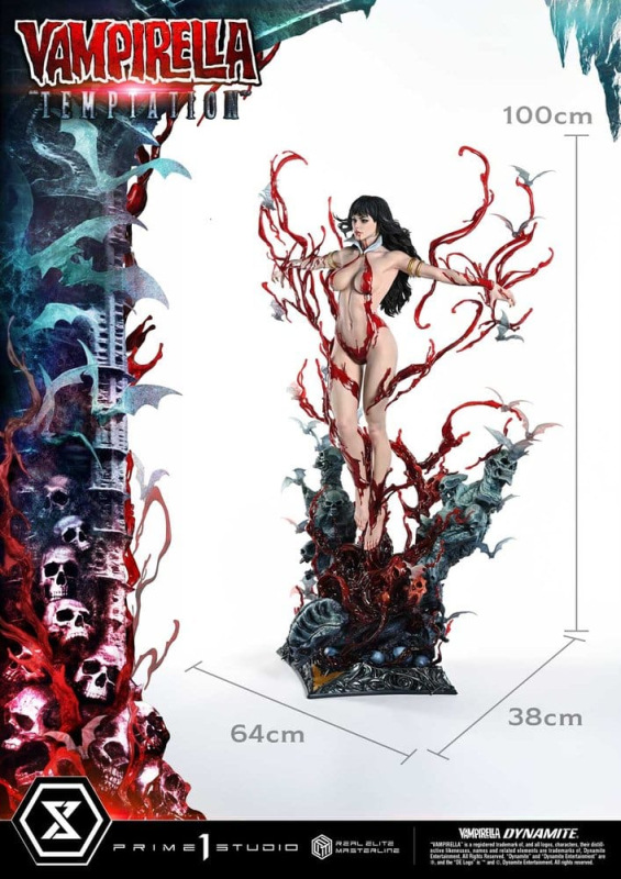 Vampirella Real Elite Masterline Series Statue 1/3 Temptation Bonus Version 100 cm 11