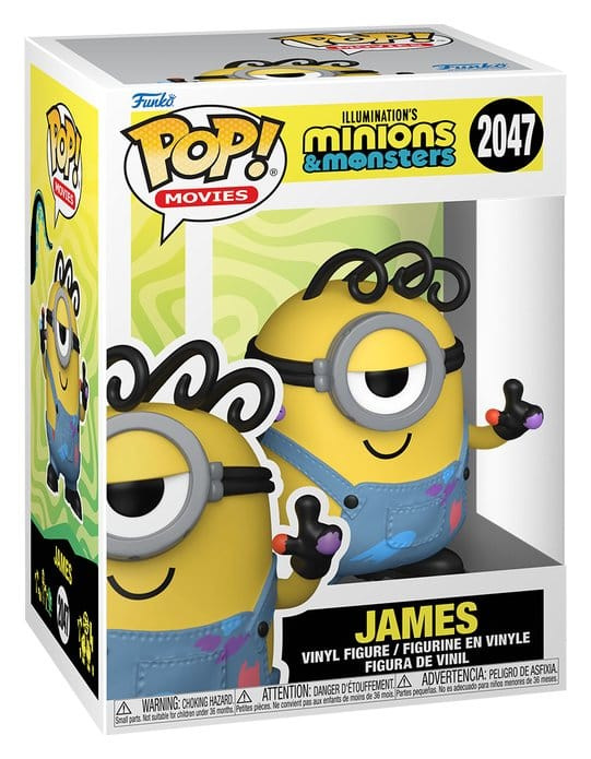 Minions 3 POP! Rocks Vinyl Figure James 9 cm 1