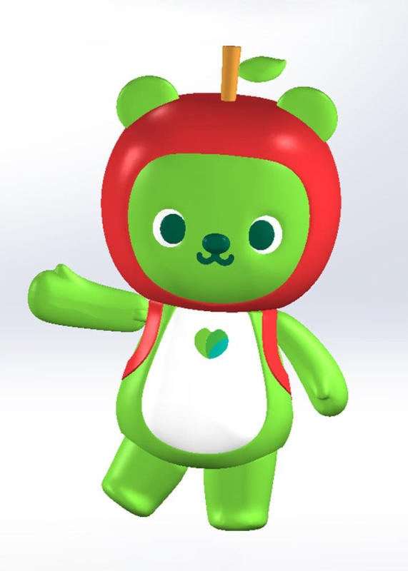 Original Character Plastic Model Kit Arukuma 10 cm 2