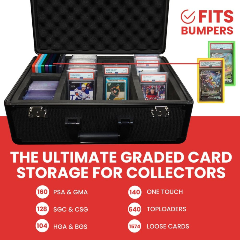 Evoretro Trading Card Storage Box for 120 Cards XL Black 1