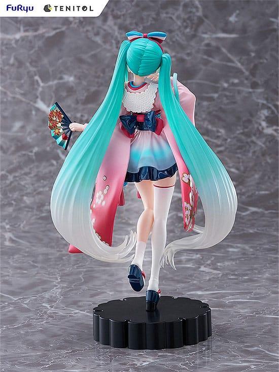 Hatsune Miku Statue Neo Tokyo Series Kimono 22 cm 8