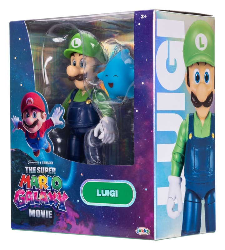 The Super Mario Galaxy Movie Action Figure Luigi 13 cm 3