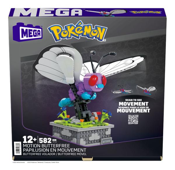 Pokémon Mega Construx Construction Set Motion Butterfree 22 cm