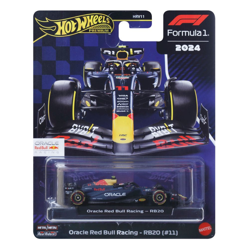 Formula 1 Hot Wheels Premium Diecast Vehicle 1/64 Oracle Red Bull Racing RB20 (#11) (Sergio Perez 20 3