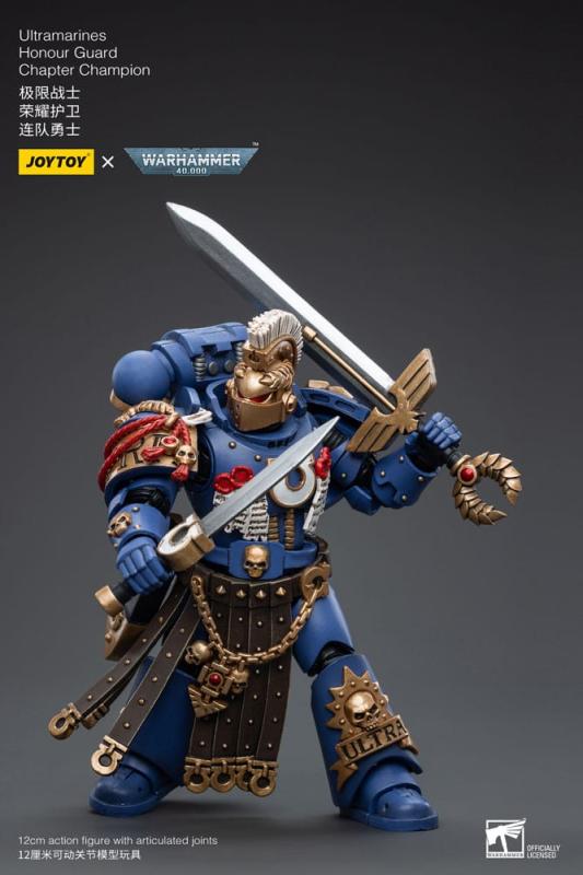 Warhammer 40k Action Figure 1/18 Ultramarines Honour Guard Chapter Champion 12 cm