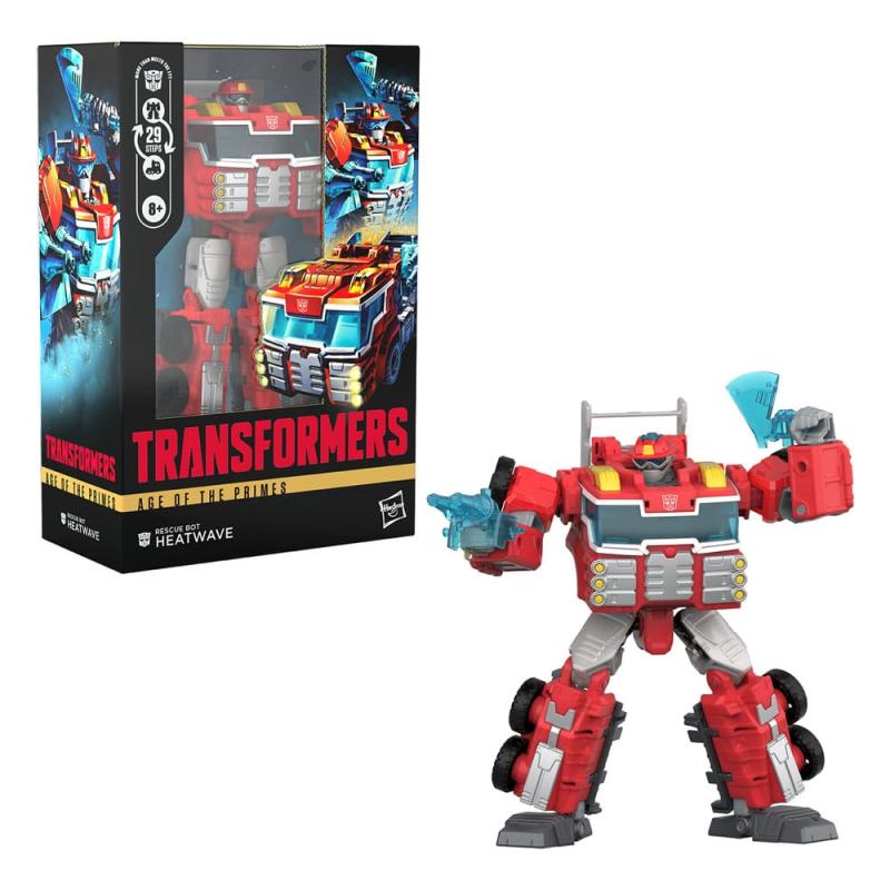 Transformers Age of the Primes Voyager Class Action Figure Rescue Bot Heatwave 18 cm 2