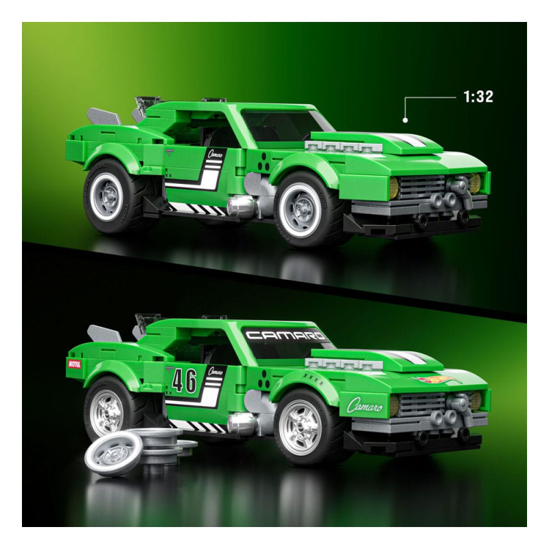 Mattel Brick Shop Hot Wheels Speed Series Building Set 1/32 Custom '68 Camaro 3