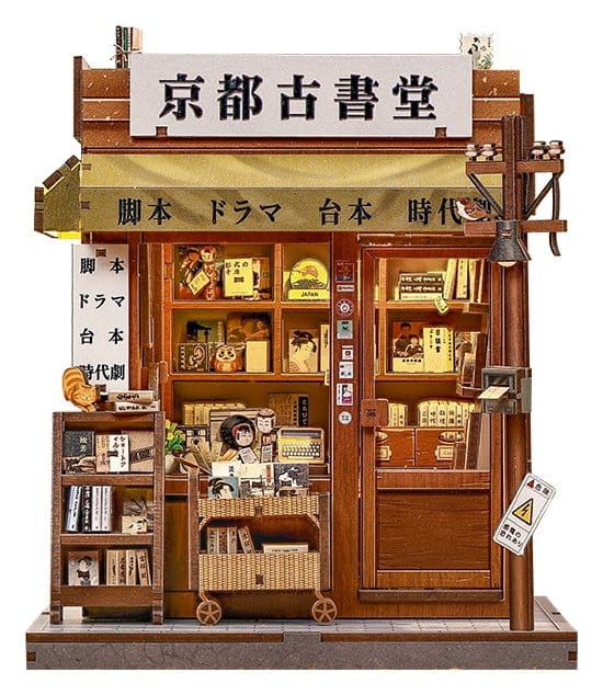 Miniature House Model Kit Antique Bookery of Kyoto 18 x 15 cm 4