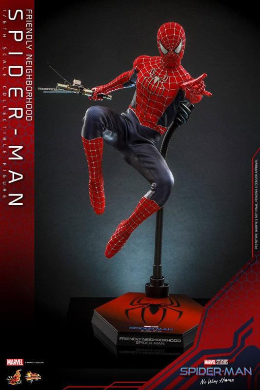 Spider-Man: No Way Home Movie Masterpiece Action Figure 1/6 Friendly Neighborhood Spider-Man 30 cm