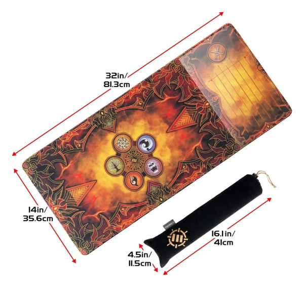 Enhance Tabletop Playmat Deluxe Edition with Duel Tracker 81 x 36 cm 4