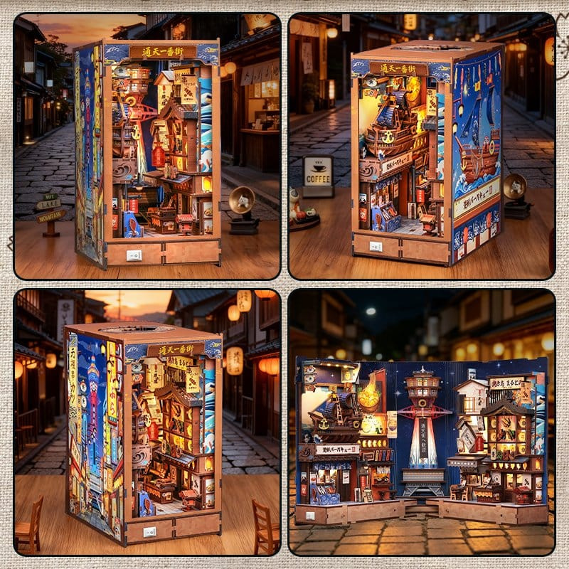 Book Nook Tsutenkaku Ichiban Street 23 x 12 cm 3