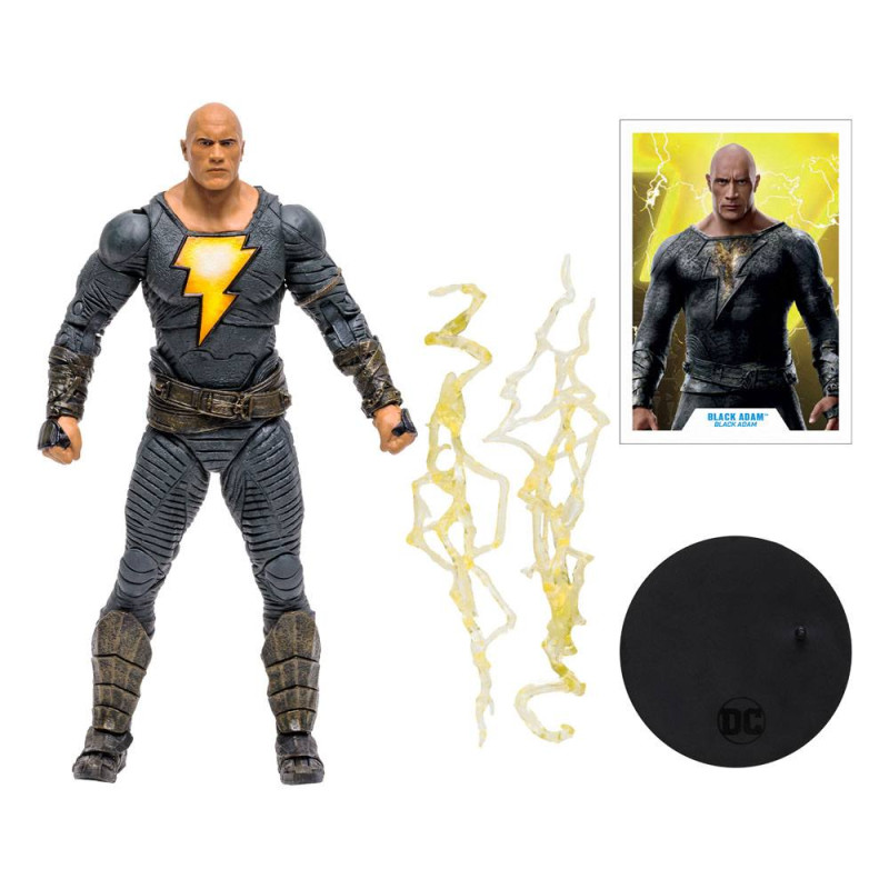 DC Black Adam Movie Action Figure Black Adam 18 cm 2