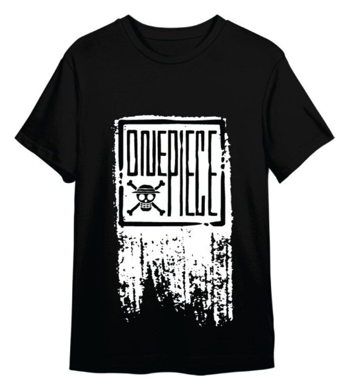 One Piece T-Shirt One Piece Logo Black Size M 1