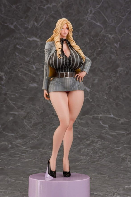 Gal Ane Shachou to Harem Office PVC Figure 1/7 Nishigori Ai (Grey Suit Ver.) Wholesome Ver. 26 cm 2