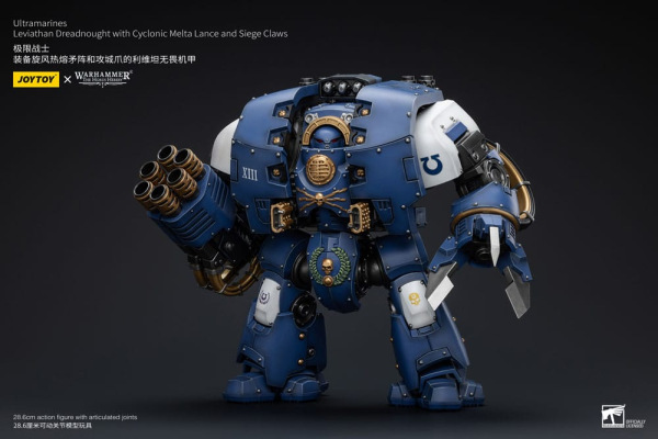 Warhammer The Horus Heresy Action Figure 1/18 Ultramarines Leviathan Dreadnought with Cyclonic Melta 6