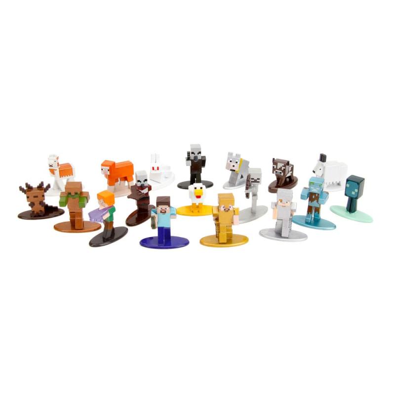 Minecraft Nano Metalfigs Diecast Mini Figures 18-Pack Wave 10 4 cm